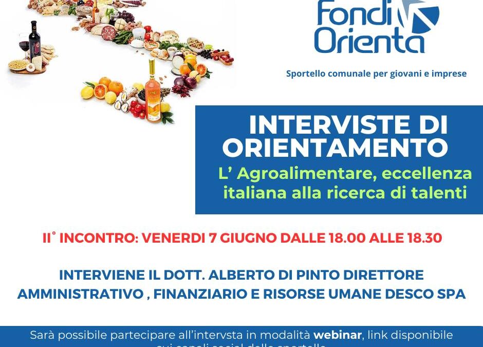 7 Giugno 2024 – “L’agroalimentare, eccellenza italiana alla ricerca di talenti”